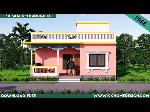 Small village house plans with 3 bedroom || beautiful indianstyle home plans#92 @KK Home Design