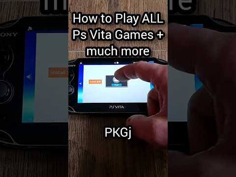 Play ALL Ps Vita Games + Much More With PKGj #psvita #psp #emulation