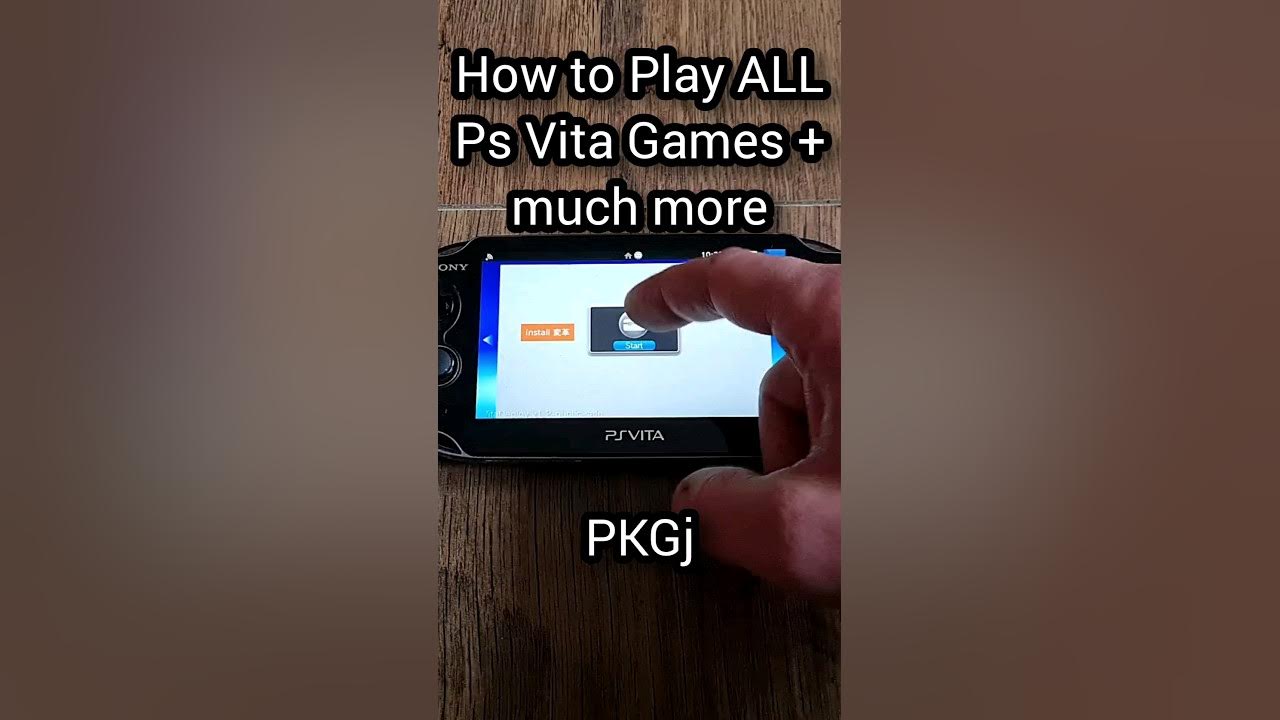 Play ALL Ps Vita Games + Much More with PKGj psvita psp emulation