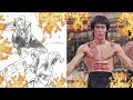 Bocetos originales dibujados por bruce lee