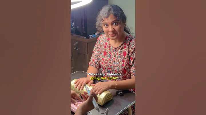 💅🏻NAILS First - Reveal Next ♥️✨ || #shorts || Preetha Vibes