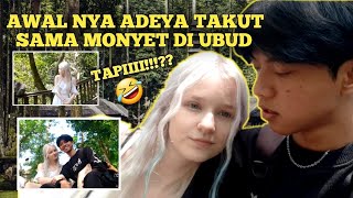 PERTAMA KALI NYA ADEYA KE UBUD MONKEY FOREST