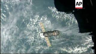 International Space Station Tests Docking System