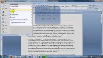Removing the names of documents from Recent Documents in Word