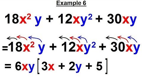Algebra - Ch. 7: Factoring Practice Problems (7 of 21)  Example 6