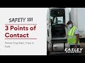 3 Points of Contact | Truck Driver Safety - Preventing Slips, Trips, &amp; Falls