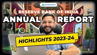 RBI Annual Report 2023-24 | Key Highlights | RBI Grade B 2024 Preparation | RBI Current Affairs