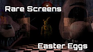 Five nights at Freddy's 2 (FNAF 2) - All rare screens and easter eggs [HD]