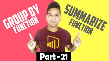 Power BI Group By vs Summarize Function | Power BI Group By Function | Power BI Summarize Function