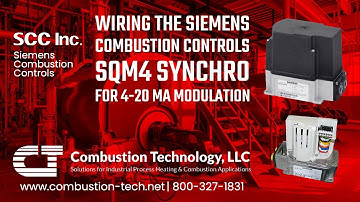 Wiring the Siemens Combustion Controls SQM4 Synchro for 4-20 mA Modulation