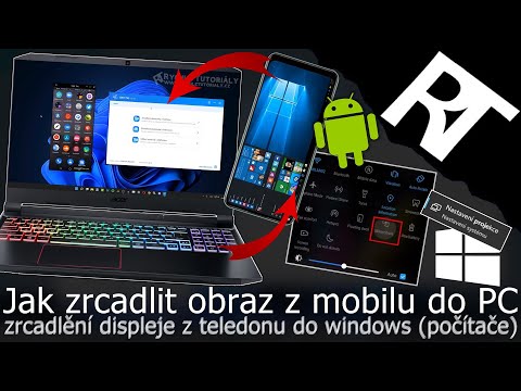 Jak zrcadlit mobil na PC – Jak zrcadlit obrazovku z mobilu do počítače – promítat obrazovku (návod)