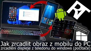 Jak zrcadlit mobil na PC - Jak zrcadlit obrazovku z mobilu do počítače - promítat obrazovku (návod) screenshot 2