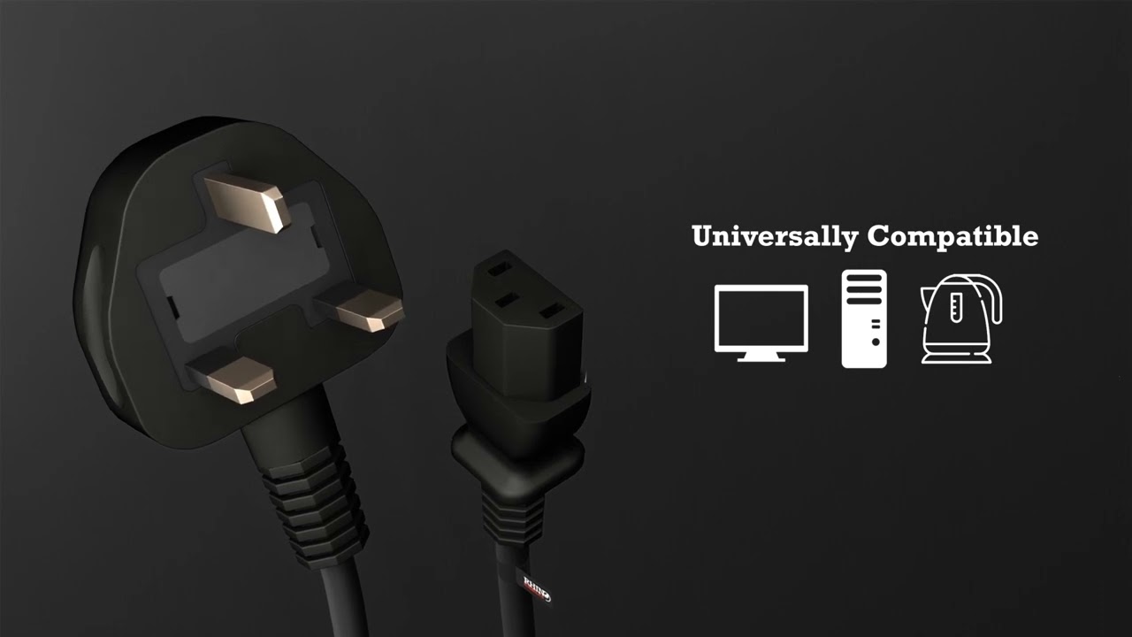 2 CORE 1.5sqmm BLACK COILED LSZH POWER CABLE, 250mm