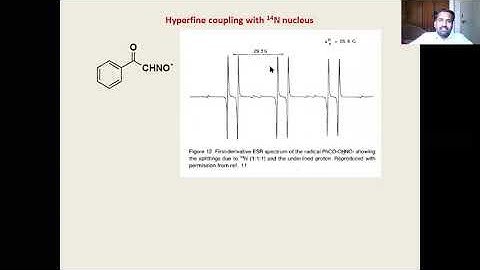 Hyperfine splitting with nitrogen