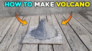 How to Make a Volcano | School Science  Project | volcano eruption | School Science Model.