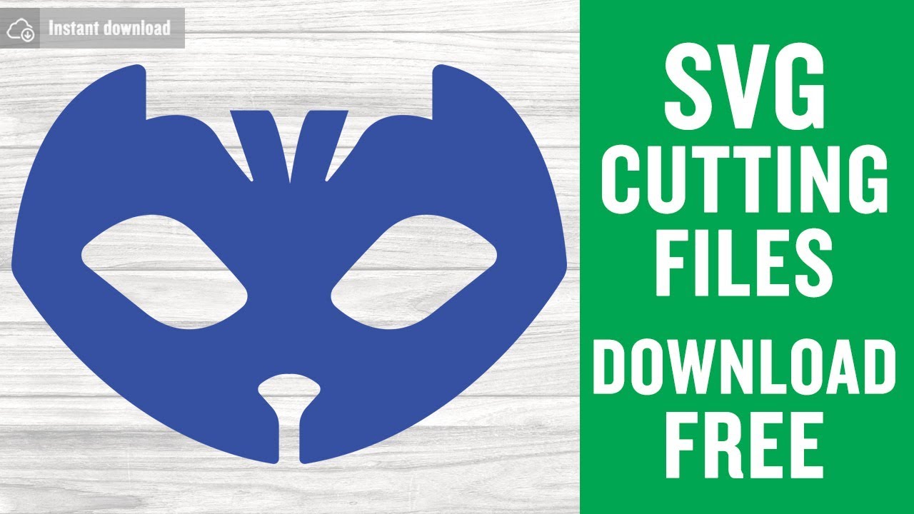 Download Pj Masks Svg Free Catboy Mask Cutting Files Free For Cricut Youtube PSD Mockup Templates