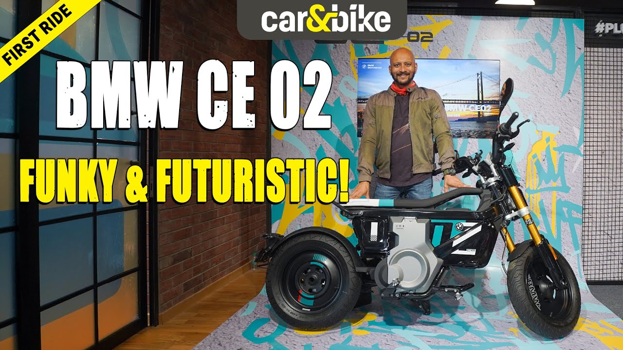 BMW CE 02 ELECTRIC BIKE FIRST RIDE | Rs 4.5 Lakh - YouTube