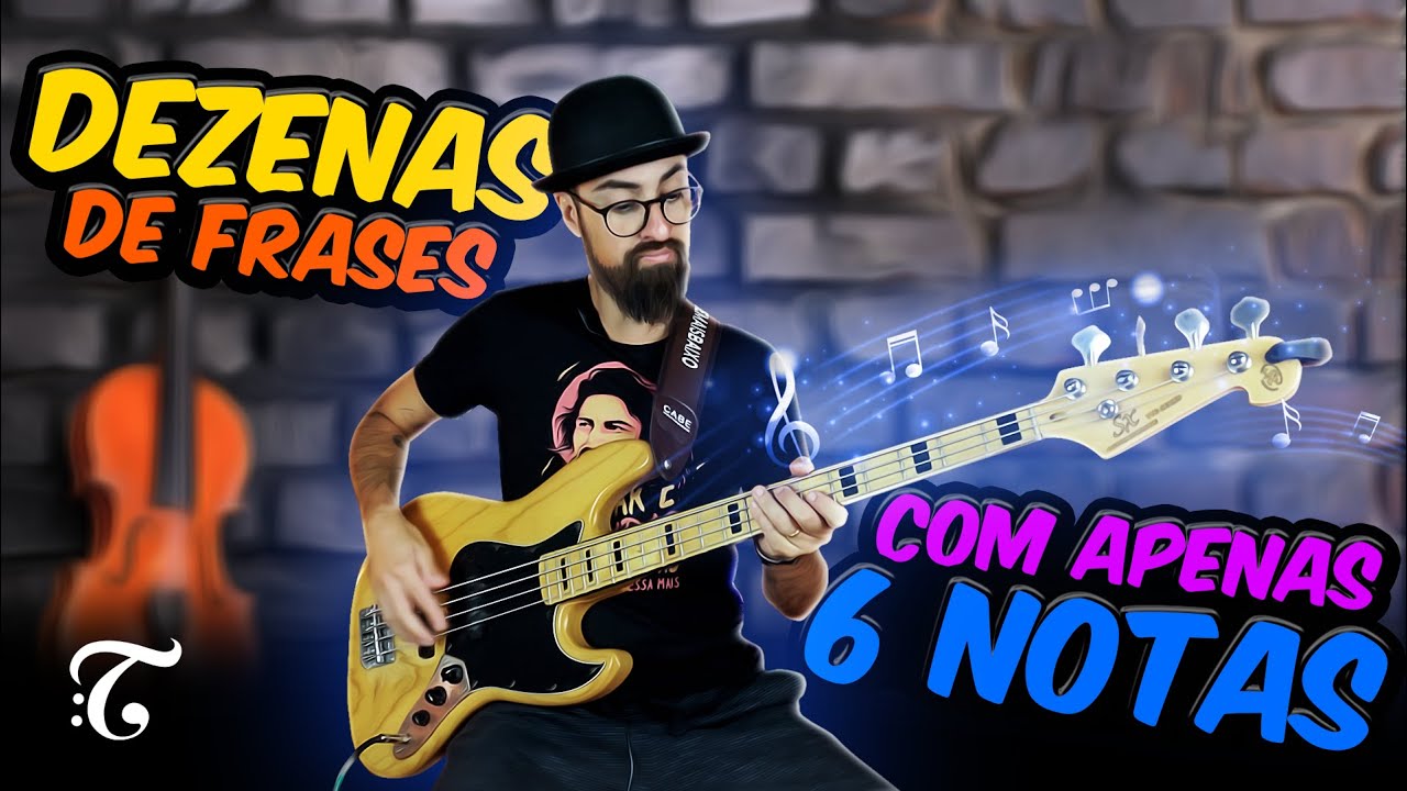 Como criar DEZENAS DE FRASES NO BAIXO com APENAS 6 NOTAS! Ep337
