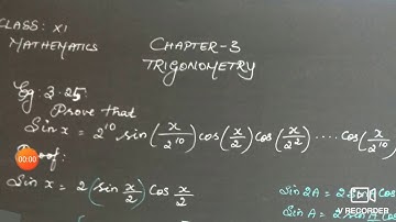 Class 11th maths UNIT 3 Example 3.25