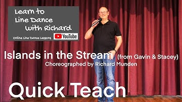 BEGINNER LINE DANCE LESSON 191 - Islands in the Stream (from Gavin & Stacey) - Part 1b - Quick Teach