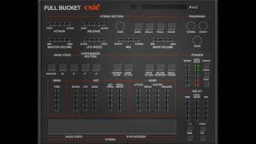 A Full Bucket (Oxid Demo)