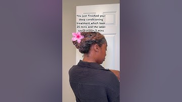 DEEP CONDITIONING TREATMENT | natural hair video #naturalhair #deepconditioning #repair