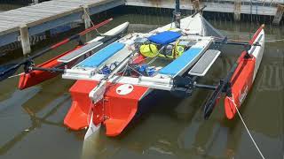 Squirt Trimaran - Update on Rowing Her by Eric Dahlkamp 2,079 views 1 year ago 2 minutes, 33 seconds