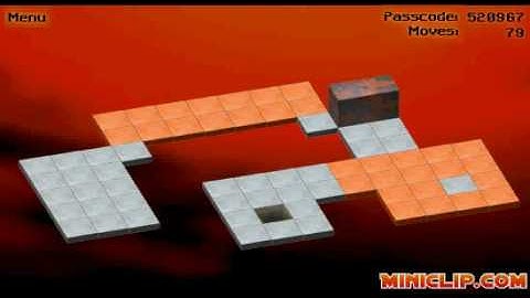 Bloxorz Level 4 (Walkthrough)