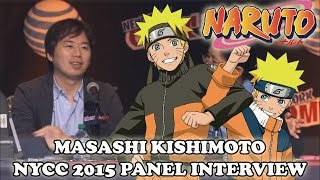 Masashi Kishimoto Interview 2015 English Naruto NYCC Panel, Drawing Jiraiya-Naruto