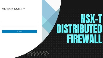 How to implement DFW in NSX-T