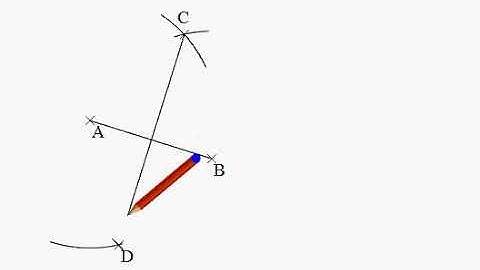 Comment tracer une perpendiculaire au compas ?