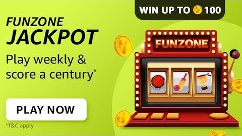 Amazon T20 FunZone Jackpot Quiz Answers Today | 15 May 2022