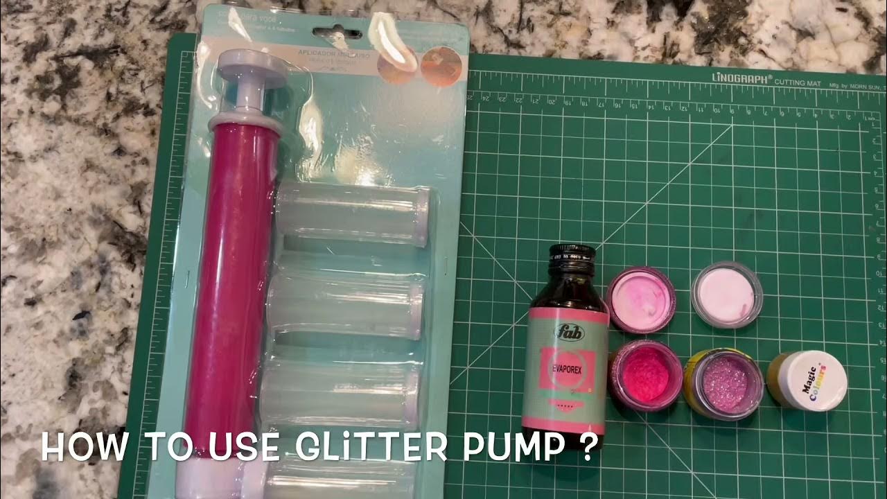 Glitter Cake, Without using airbrush machine