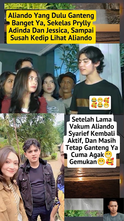 Prylly Adinda Jessica Susah Kedip Lihat Aliando Syarief😂🥰#aliandosyarief#prillylatuconsina#jessica