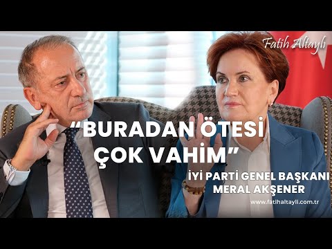 Bundan sonra ittifak mümkün mü? - Meral Akşener, Fatih Altaylı'nın sorularını yanıtladı