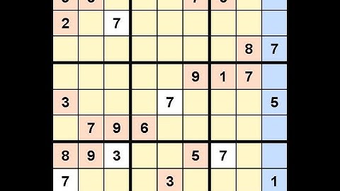 How to Solve Washington Times Sudoku Difficult March 30, 2021