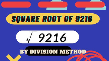 Square Root Of 9216 In Hindi | √9216 | Hindi Me