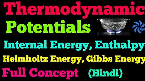 thermodynamic potentials