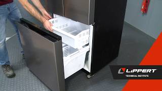 Upper Freezer Drawer Replacement On Bcd-455Wte Everchill Refrigerator V1