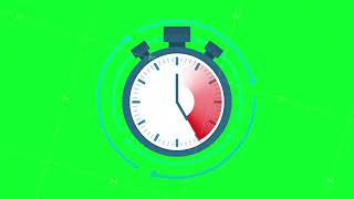 Fast time. Stopwatch icon. Time management, Motion graphics