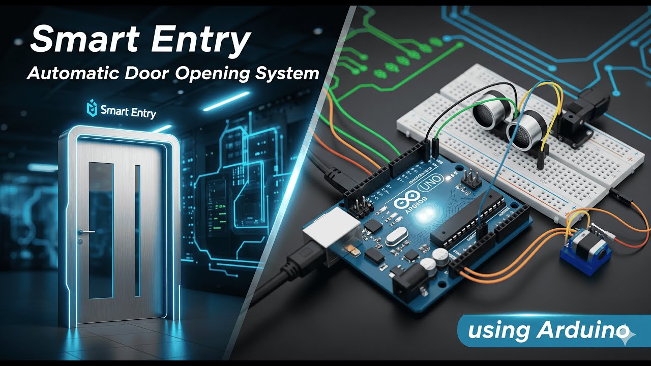 Smart Entry Automatic Door Opening System using Arduino - YouTube