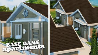 Base Game Apartments 💫 - The Sims 4 Speed Build (No CC)