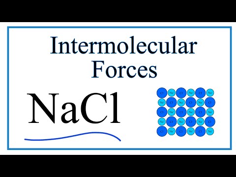 Intermolecular Forces for NaCl (Sodium chloride)