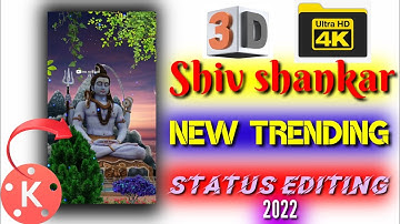 New Trending Shankar Bhagwan 4k Status Editing||Kainmastar tutorial 3D Status Editing #cooltechravi