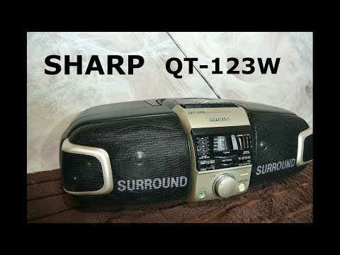 Видео: SHARP QT-125W / Бюджетная магнитола с громким именем.