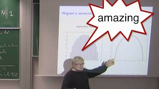 What is so amazing about Wigner's semicircle law?