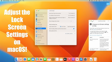 How to Adjust the Lock Screen Settings on macOS