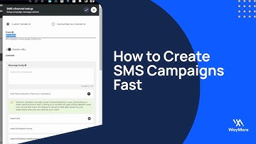 How to Create an SMS Campaign with WayMore Campaign Manager | Step-by-Step Tutorial