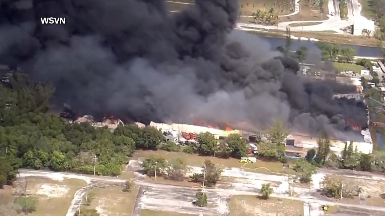 LIVE NOW: Miami Warehouse Fire
