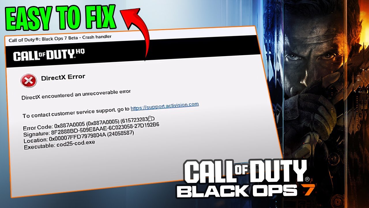 ⚡ How To Fix Black Ops 7 DirectX Crash (DXGI_ERROR_DEVICE_HUNG